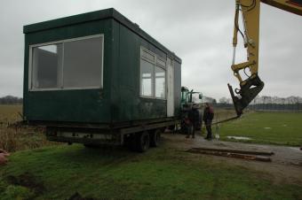 Werkzaamheden voor nieuw clubhuis