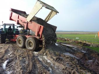 Werkzaamheden voor nieuw clubhuis