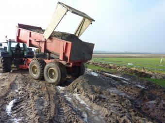 Werkzaamheden voor nieuw clubhuis