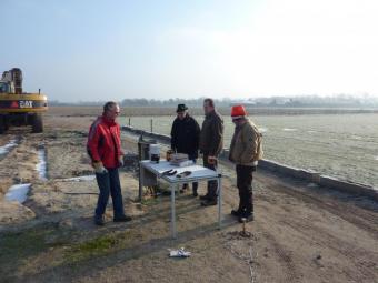 Werkzaamheden voor nieuw clubhuis