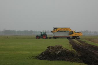 Werkzaamheden voor nieuw clubhuis